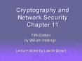 Cryptography and Network Security Chapter 11 PowerPoint PPT Presentation