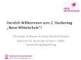 Herzlich Willkommen zum 2. Studientag  PowerPoint PPT Presentation