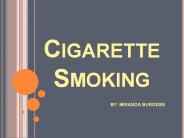 Cigarette Smoking