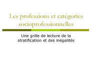 Les professions et cat