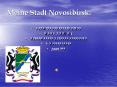 Meine Stadt Novosibirsk. PowerPoint PPT Presentation