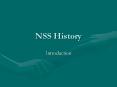NSS History PowerPoint PPT Presentation