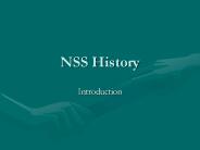 NSS History