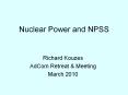 Nuclear Power and NPSS PowerPoint PPT Presentation