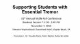 Supporting Students with Essential Tremor PowerPoint PPT Presentation