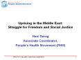 Uprising in the Middle East: Struggle for Freedom and Social Justice PowerPoint PPT Presentation