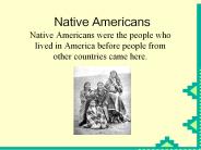 Native Americans