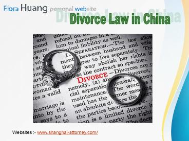 Find Out the Reputable Divorce Lawyers in China