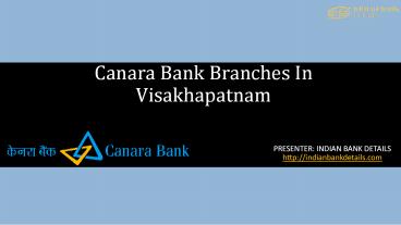 SWIFT code Canara Bank Branches In Visakhapatnam