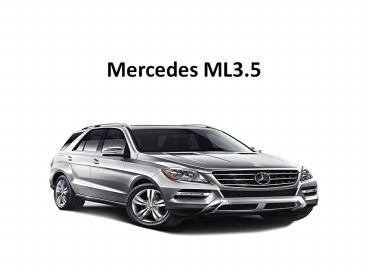Mercedes ML3.5
