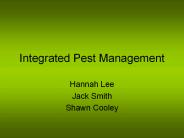 Integrated Pest Management