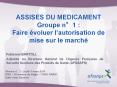 ASSISES DU MEDICAMENT Groupe n PowerPoint PPT Presentation