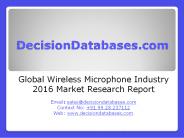 Wireless Microphone Market Analysis 2016 Development Trends