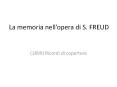 La memoria nell PowerPoint PPT Presentation