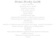 Stress Study Guide