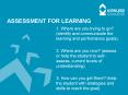 ASSESSMENT FOR LEARNING PowerPoint PPT Presentation