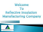 World’s Largest Manufacturer of Reflective Bubble Insulation