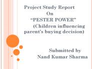 Project Study Report