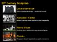 20th Century Sculptors PowerPoint PPT Presentation