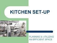 KITCHEN SET-UP