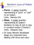Newton PowerPoint PPT Presentation