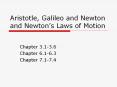 Aristotle, Galileo and Newton and Newton PowerPoint PPT Presentation