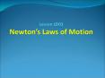 Lesson LD03 Newton PowerPoint PPT Presentation