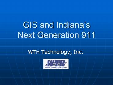 GIS and Indiana