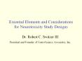 Essential Elements and Considerations for Neurotoxicity Study Designs PowerPoint PPT Presentation