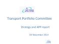 Transport%20Portfolio%20Committee PowerPoint PPT Presentation