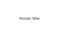 Periodic Table PowerPoint PPT Presentation