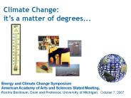 Climate Change: