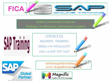 SAP FICA ONLINE TRAINING IN USA|UK|CANADA