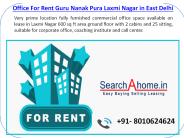 Office For Rent in Laxmi Nagar East Delhi