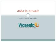 Jobs in Kuwait - Wazeefa1.com