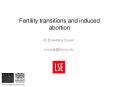 Fertility transitions and induced abortion PowerPoint PPT Presentation