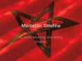 Moroccan Timeline PowerPoint PPT Presentation