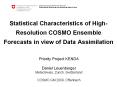 Statistical Characteristics of High-Resolution COSMO Ensemble Forecasts in view of Data Assimilation PowerPoint PPT Presentation