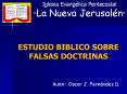 ESTUDIO BIBLICO SOBRE FALSAS DOCTRINAS PowerPoint PPT Presentation