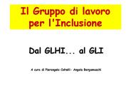 Il Gruppo di lavoro per l'Inclusione