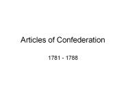 Articles of Confederation
