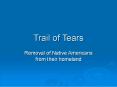 Trail of Tears PowerPoint PPT Presentation