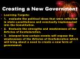 Creating a New Government PowerPoint PPT Presentation