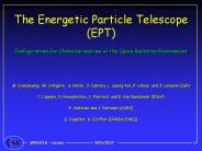 The Energetic Particle Telescope (EPT)
