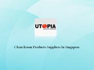 Cleanroom Equipments In Singapore