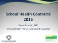 School Health Contracts 2015 PowerPoint PPT Presentation