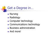Get a Degree in
