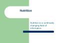 Nutrition PowerPoint PPT Presentation