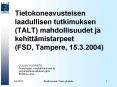 Tietokoneavusteisen%20laadullisen%20tutkimuksen%20(TALT)%20mahdollisuudet%20ja%20kehitt PowerPoint PPT Presentation