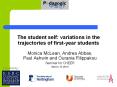 The student self: variations in the trajectories of first-year students PowerPoint PPT Presentation